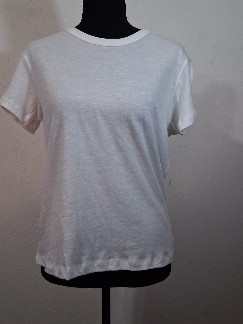 Buck Mason Women's White Soft Crewneck Short Sleeve Tee